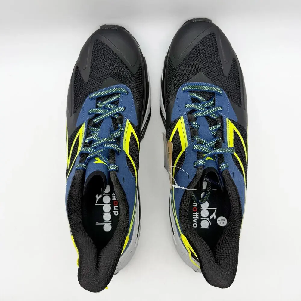 Diadora Mens Equipe Sestriere XT Trail Running Sneakers US 10 Blue Black NWOB